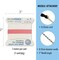 Griffin Nylon Bead Cord Perlseide – Size 1 (0.35mm) – 2 Meters per Card – Stainless Steel Needle Attached – for Knotting Pearls, Gemstones, Crystals and Beads